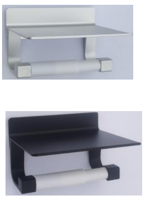 Toilet Paper Holder With Phone Rester